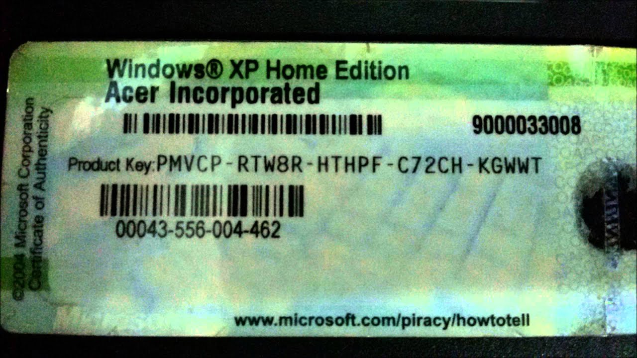 Serial Key Windows Vista Edition Familiale Premium